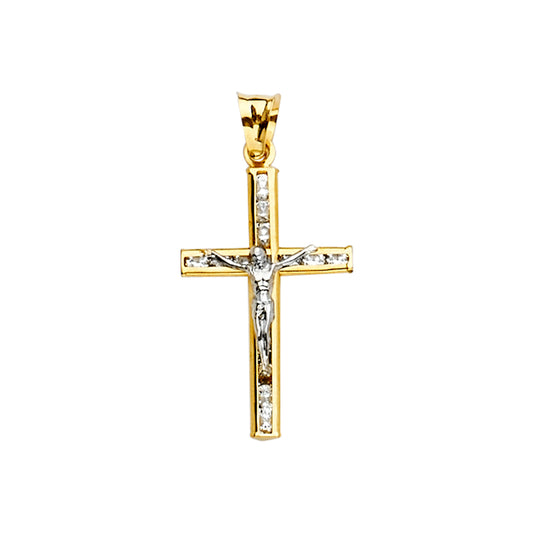 14KT Real Gold Lightweight Crucifix