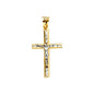 14KT Real Gold Lightweight Crucifix