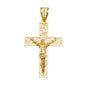 14kt Real Gold Unisex Crucifix