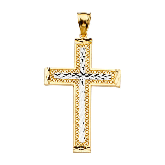 14kt Real Gold Cross Pendant