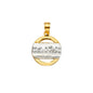 14KT REAL GOLD SACRED GATHERING PENDANT