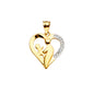 14KT REAL GOLD MOTHER PENDANT