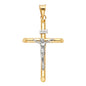 14KT REAL GOLD CRUCIFIX WITH A FIGURE OF JESUS