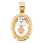 14KT REAL GOLD 15 ANOS PENDANT FOR HER