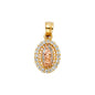 14KT REAL GOLD VIRGIN MARY PENDANT