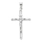 14kt Real White Gold Crucifixes