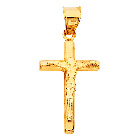 14kt Real Gold Religious Crucifix Pendant