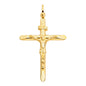 14kt Real Gold Crucifix Pendants