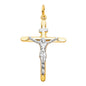 14KT Real Gold Crucifix