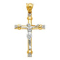 14kt Real Gold Crucifix Pendant