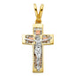 14kt Real Gold Crucifix Pendant