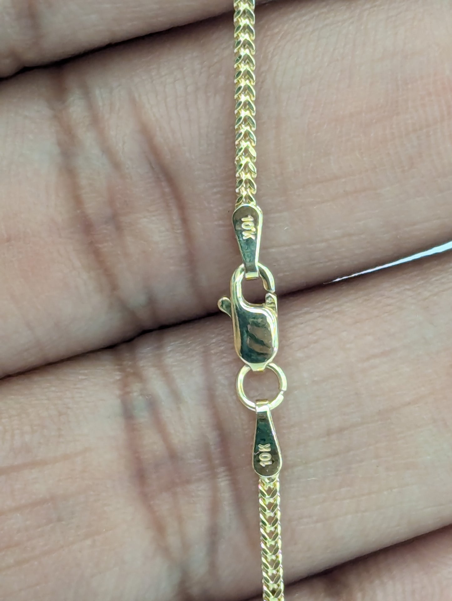 10kt Real Gold Franco Chain 1.4mm