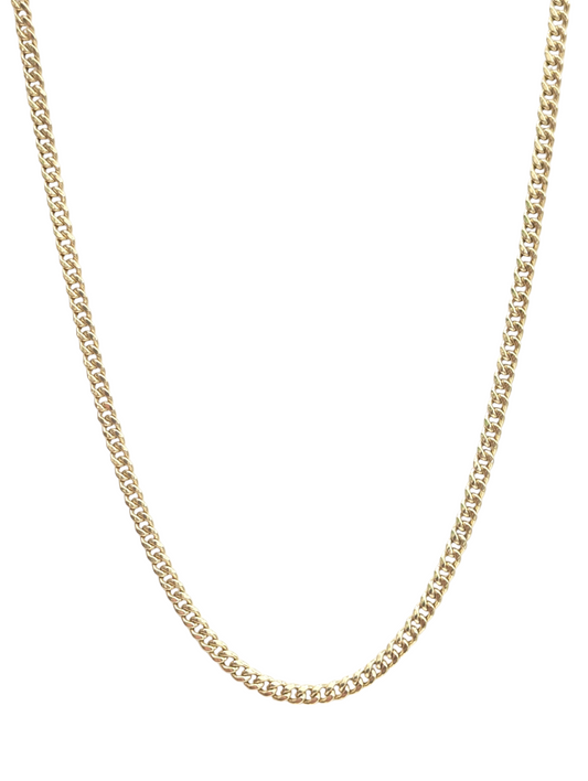 10kt Real Gold Miami Cuban Chain 4mm