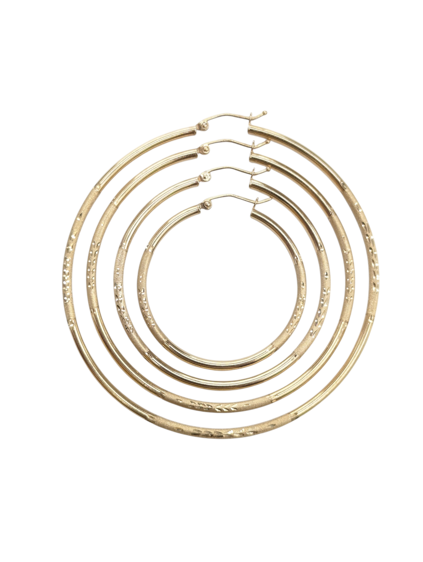 14kt Real Gold Hoop Earring for Women