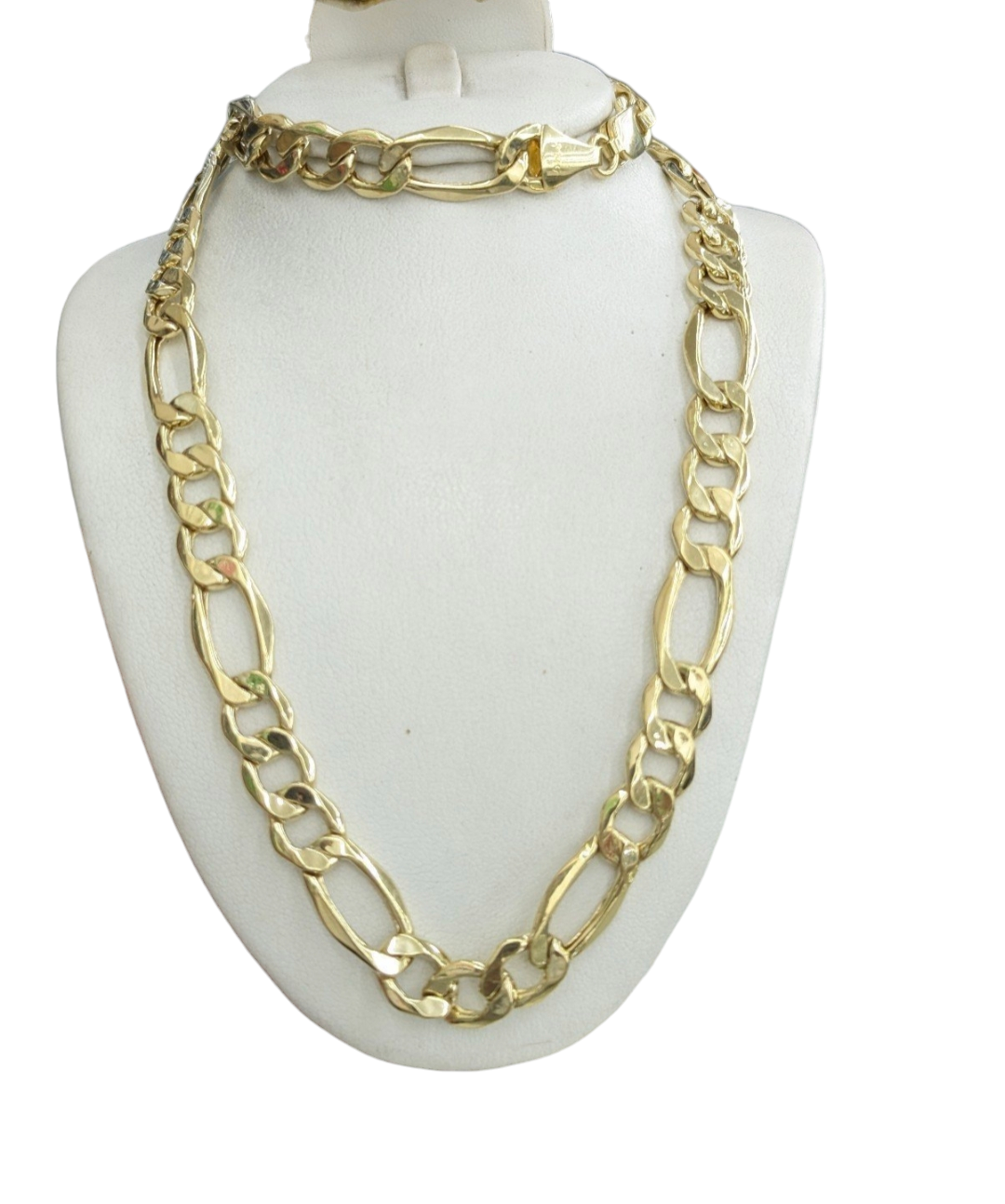 10kt Real Gold Figaro Chain 9.5mm