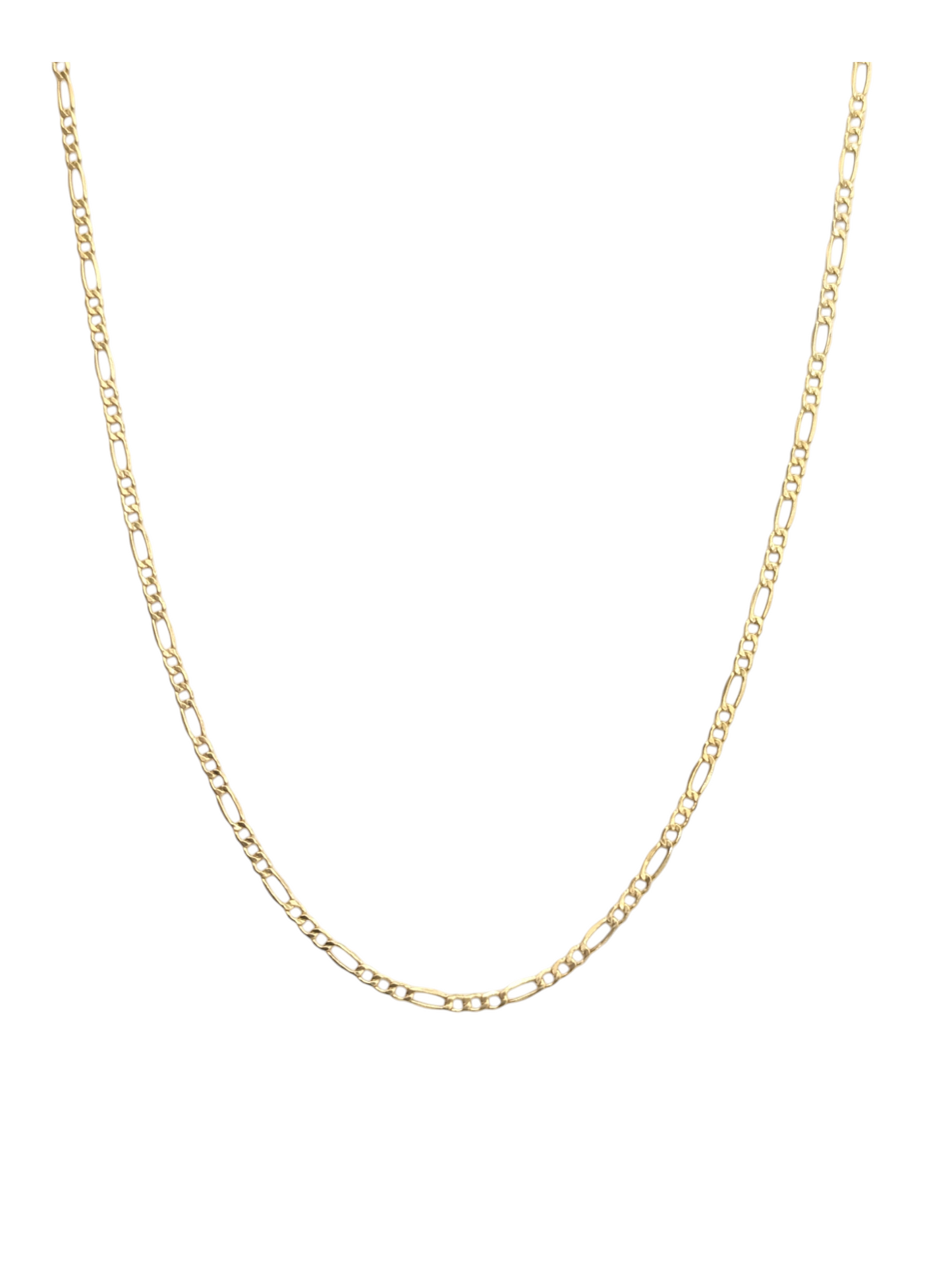 10kt Real Gold Figaro Chain 2.5mm