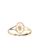 14kt Real Gold Flower Ring For Women