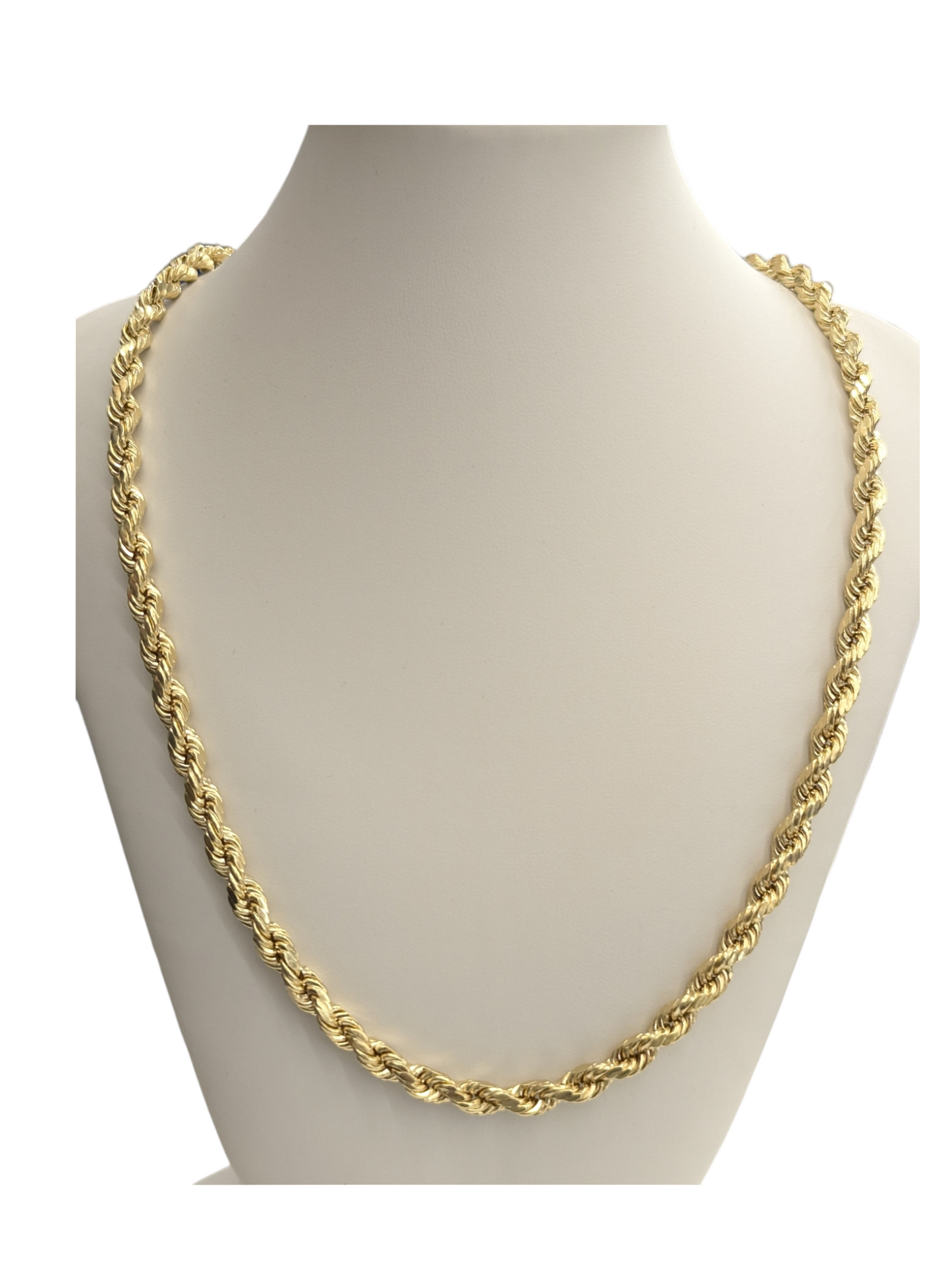 10kt Real Gold Rope Chain 5.5mm