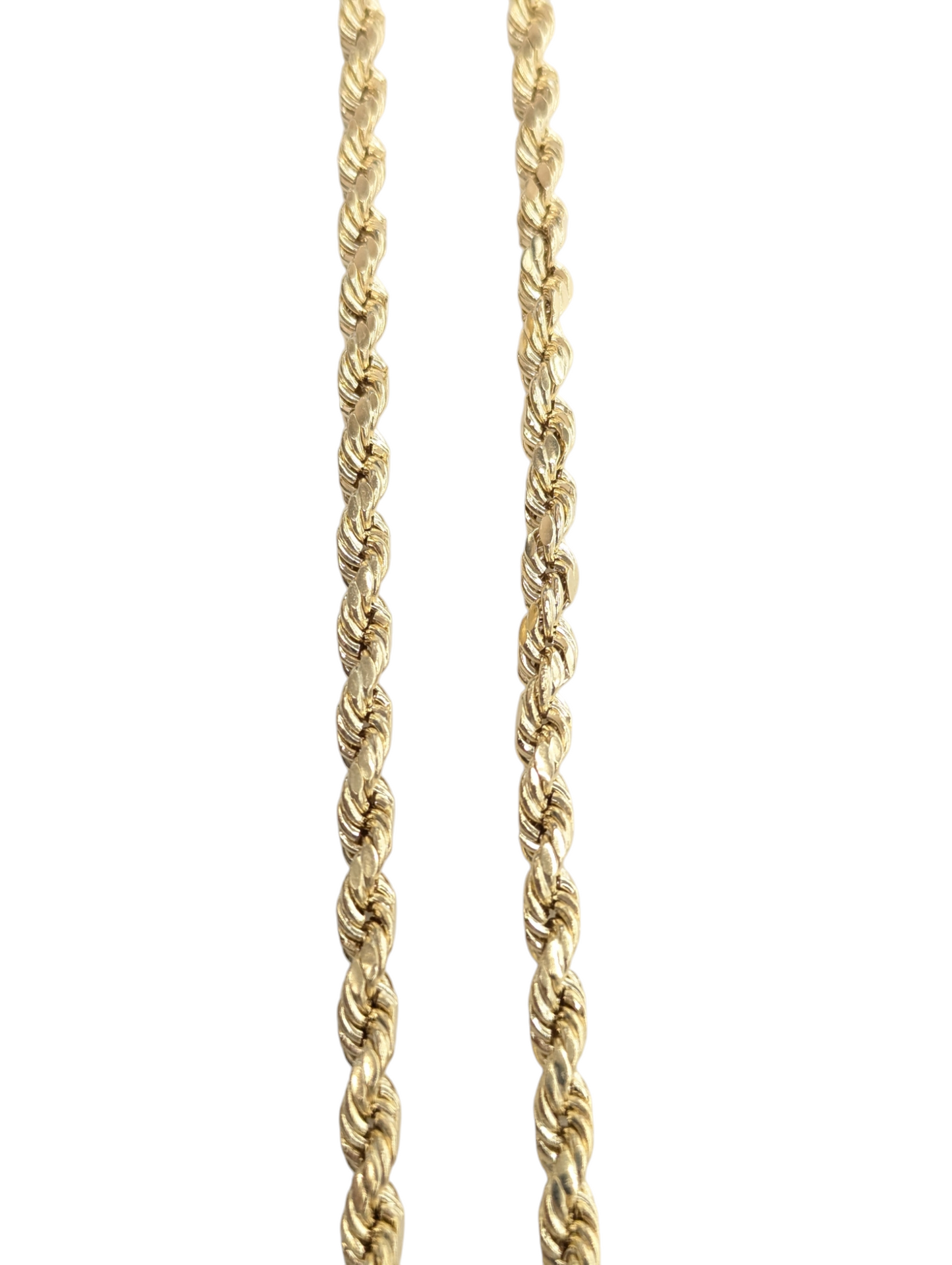 10kt Real Gold Rope Chain 5.5mm