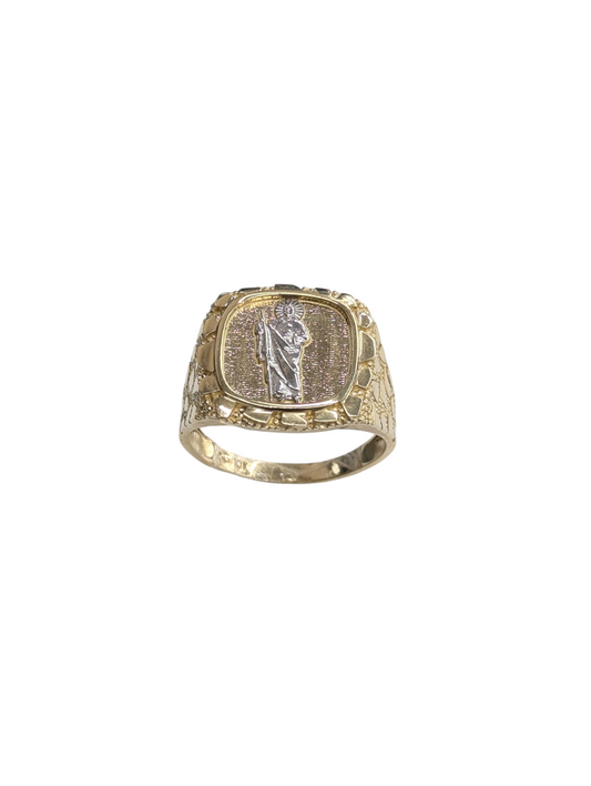 Kb Gold Rnr Men Nugget Ring – kbnjewelrys