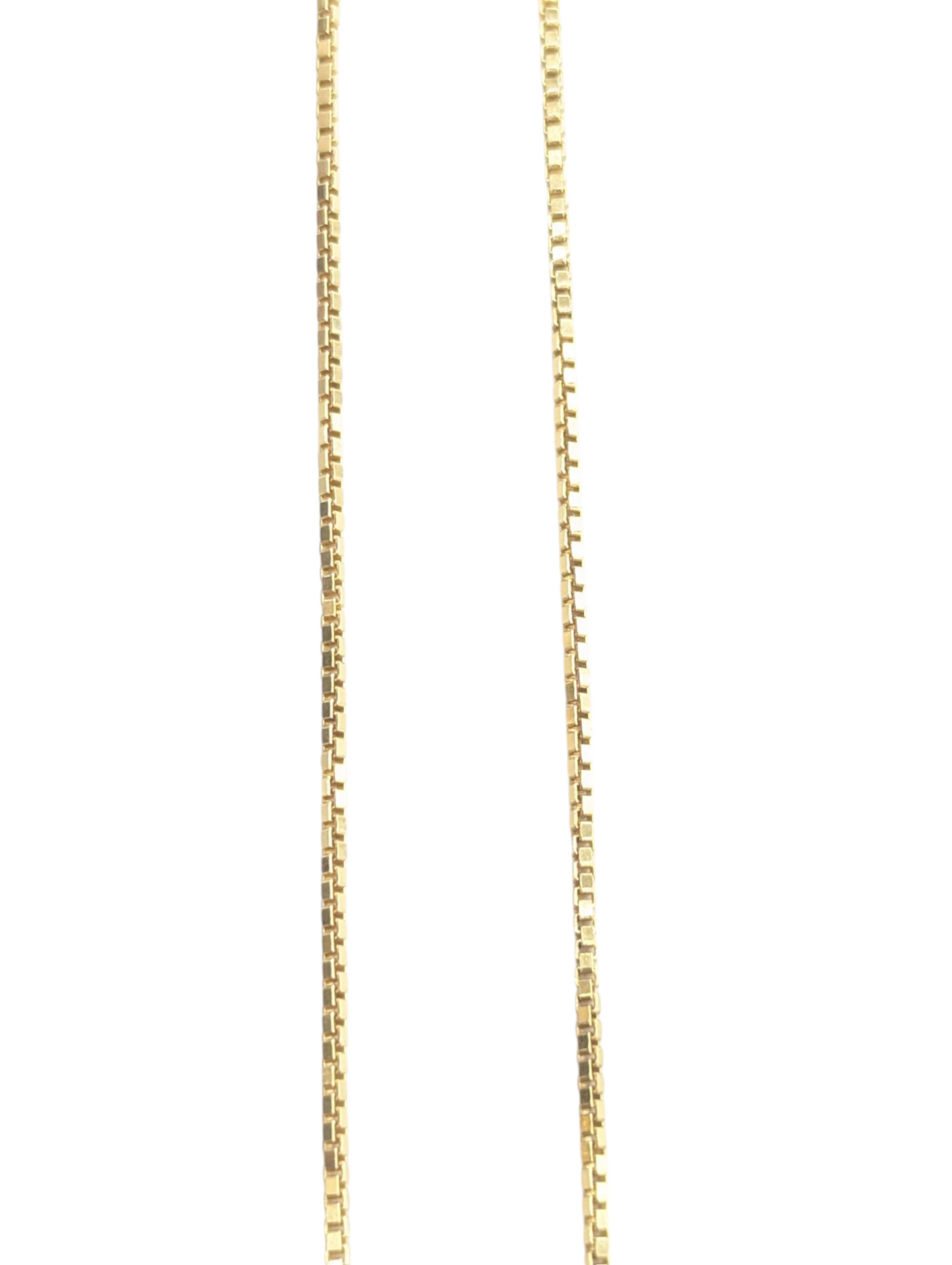 10kt Real Solid Gold Box Chain 1.2mm