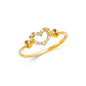 14KT REAL GOLD FANCY RING FOR WOMEN
