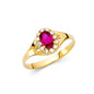 14KT REAL GOLD FANCY RING FOR WOMEN