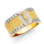 14KT REAL GOLD RELIGIOUS RING FOR MEN