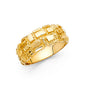 14KT REAL GOLD NUGGET RING FOR MEN