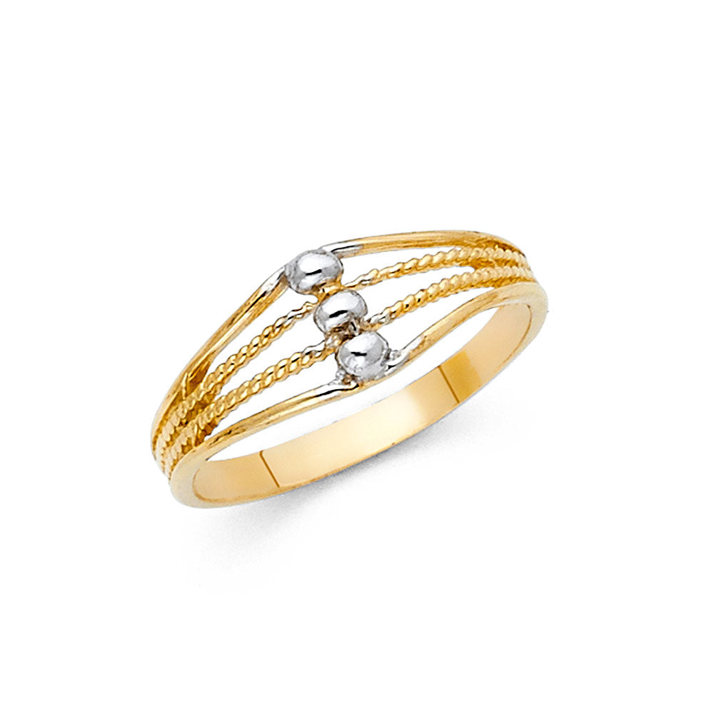 14KT REAL GOLD FANCY RING FOR WOMEN
