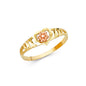 14KT REAL GOLD QUINCE AÑOS RING