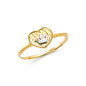 14KT REAL GOLD FANCY RING FOR WOMEN