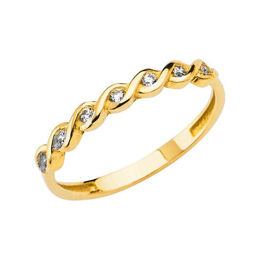 14KT REAL GOLD FANCY RING FOR WOMEN