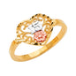 14KT REAL GOLD QUINCE AÑOS RING