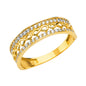 14KT REAL GOLD INFINITE RING FOR WOMEN