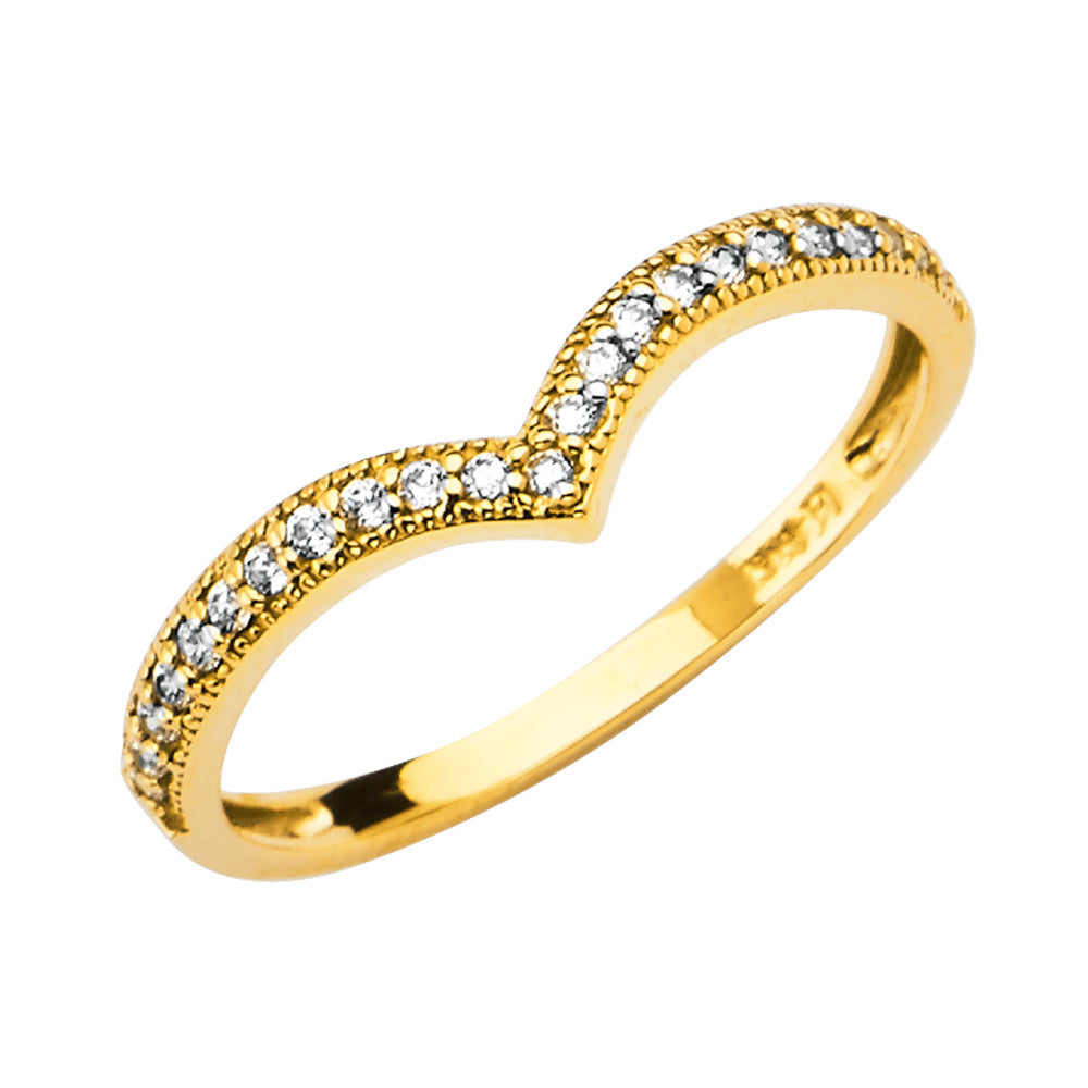14KT REAL GOLD FANCY RING FOR WOMEN