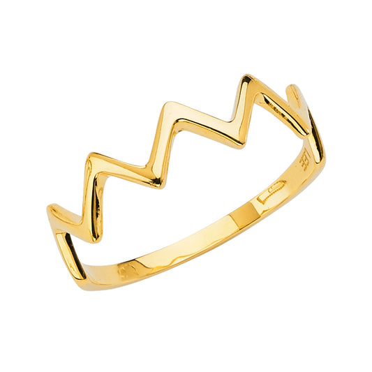 14KT REAL GOLD FANCY RING FOR WOMEN