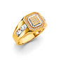 14KT REAL GOLD NUGGET RING FOR MEN