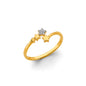 14KT REAL GOLD STAR RING FOR WOMEN