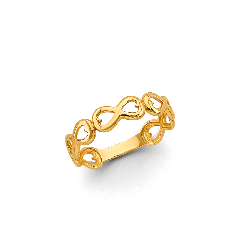 14KT REAL GOLD FANCY RING FOR WOMEN