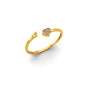 14KT REAL GOLD HEART RING FOR WOMEN