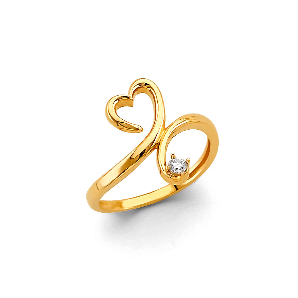 14KT REAL GOLD FANCY RING FOR WOMEN