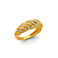 14KT REAL GOLD FANCY RING FOR WOMEN