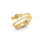 14KT REAL GOLD FANCY RING FOR WOMEN