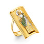 14KT REAL GOLD RELIGIOUS RING FOR MEN