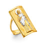 14KT REAL GOLD RELIGIOUS RING FOR MEN