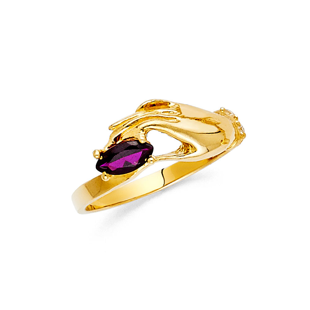 14kt Real Gold Ring For Ladys