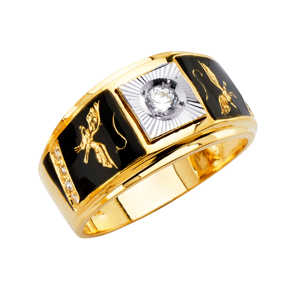 14kt Real Gold Men's Ring