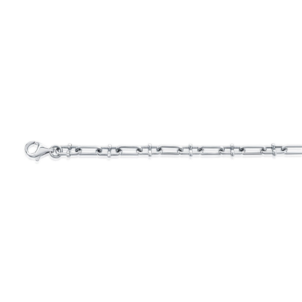 Sterling Silver, Paperclip Design Bracelet