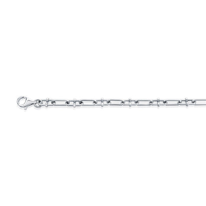 Sterling Silver, Paperclip Design Bracelet